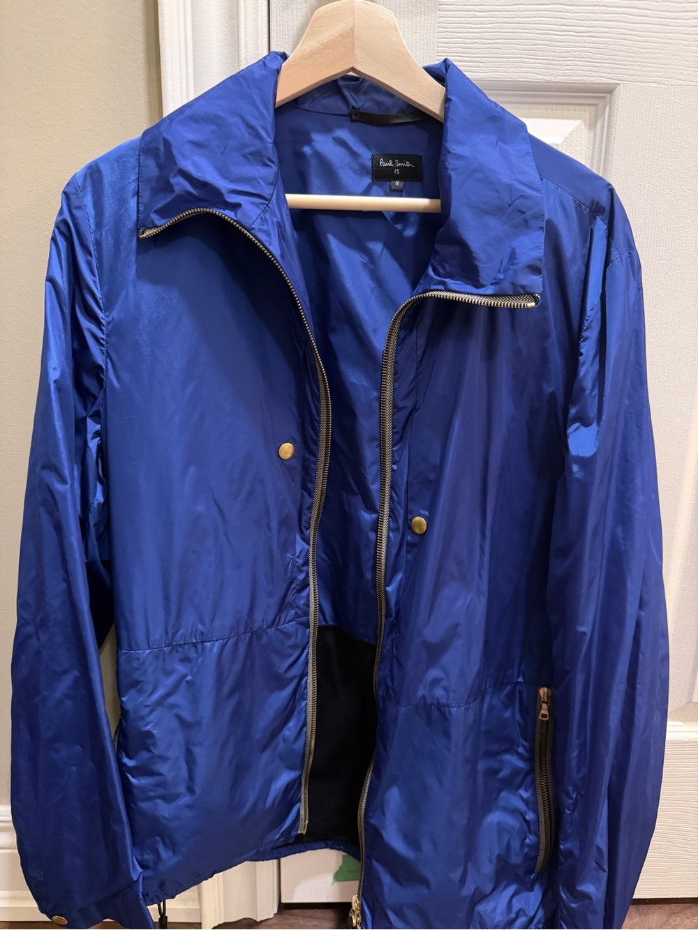 Paul Smith Royal Blue Lightweight Windbreaker Jacket